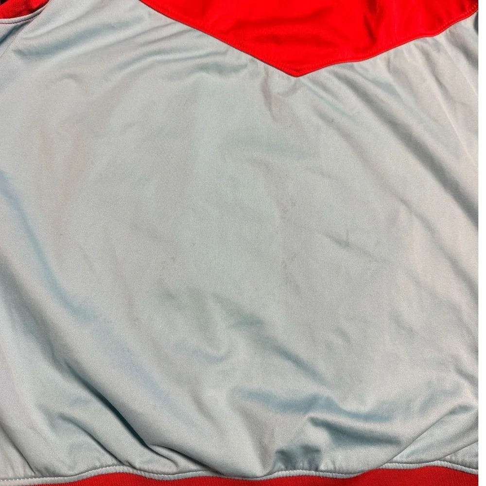 Nike Shield Mens Red Blue Colorblock Chevron Pullover Athletic‎ Top Medium